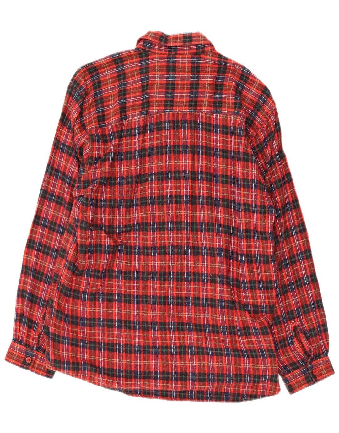 Akito Dame Flanell Shirt UK 16 Stor rød ternet bomuld