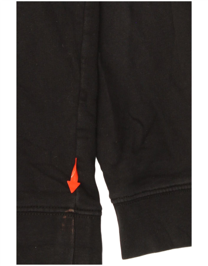 VANS Dame Off The Wall Grafisk Sweatshirt Jumper UK 18 XL Sort Bomuld