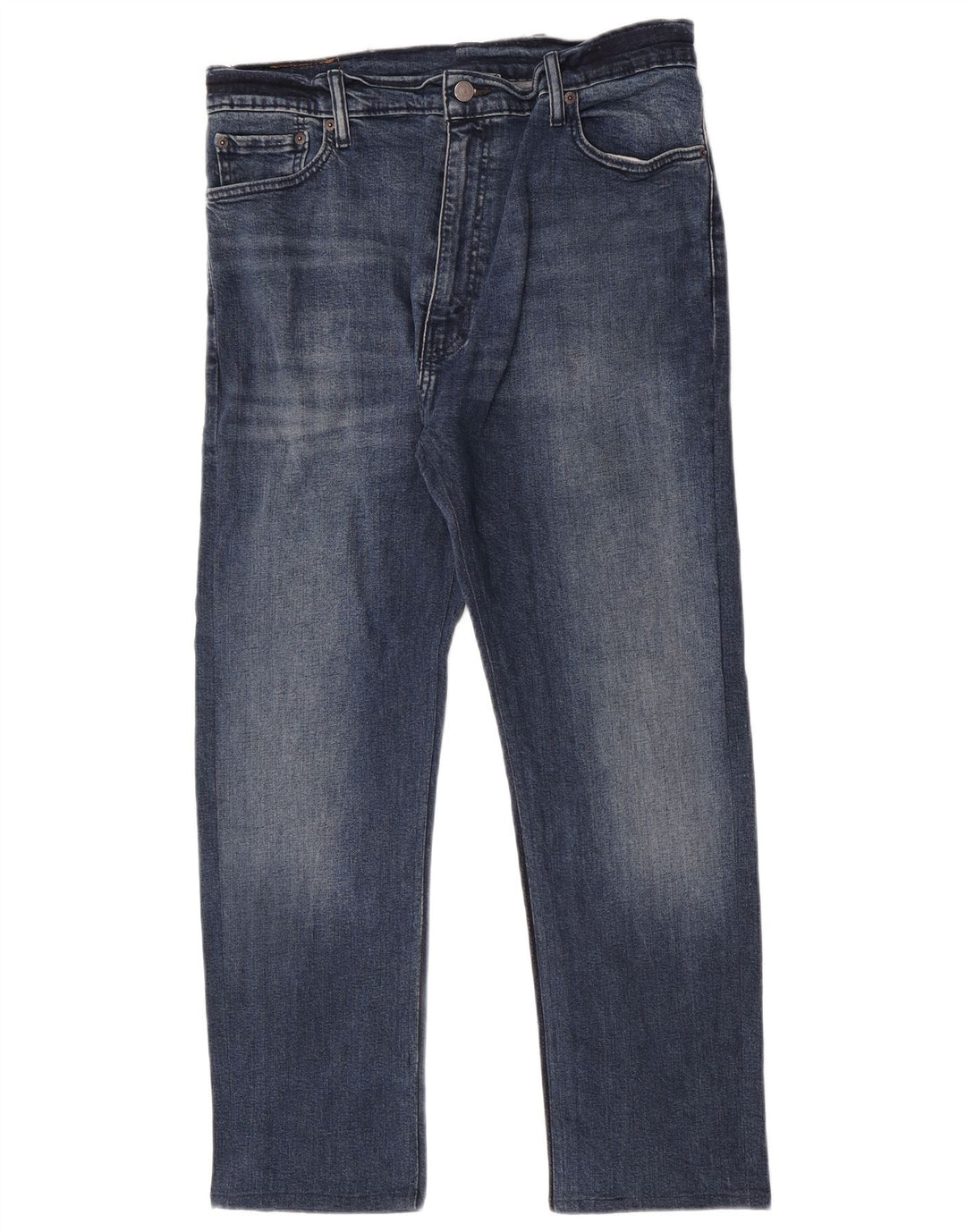 Levi's Herre 513 Slim Straight Jeans W40 L27 Blå Bomuld