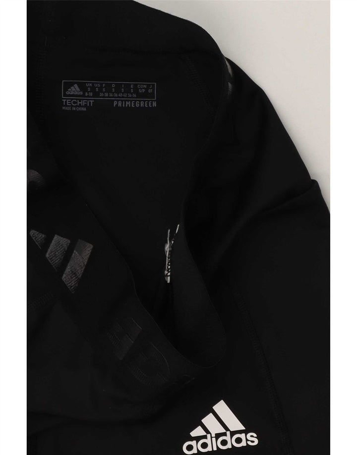 Adidas Graphic Leggings til kvinder UK 8 Small Black