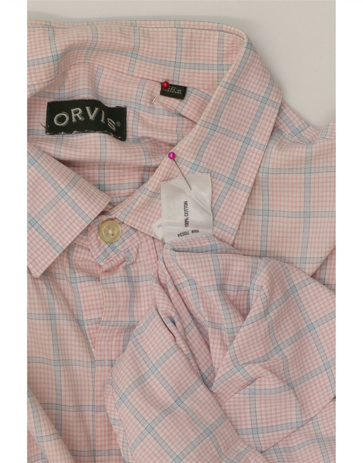 Orvis Herreskjorte 2XL Pink ternet bomuld