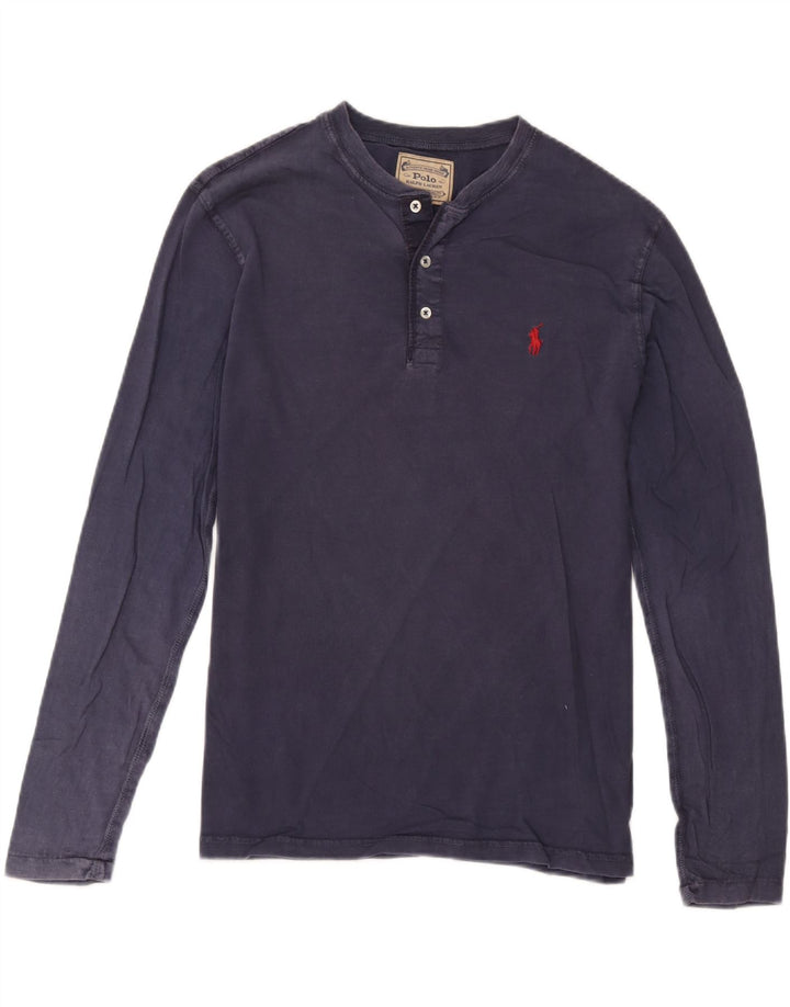 Polo Ralph Lauren Herre Top Langærmet Medium Navy Blue Bomuld
