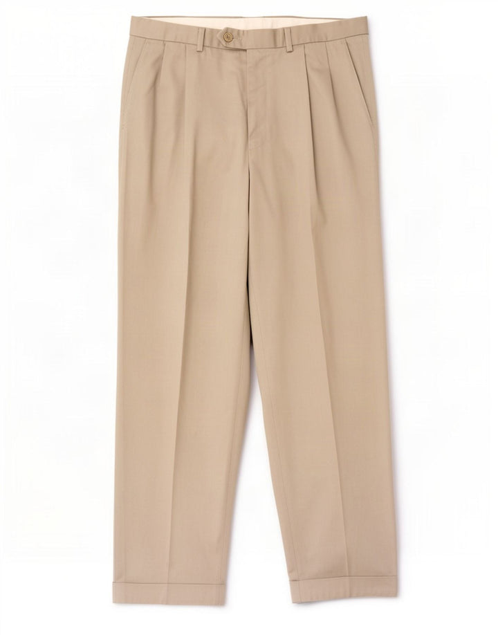 Marks & Spencer Herre Pegged Casual Bukser W32 L31 Grøn Polyester
