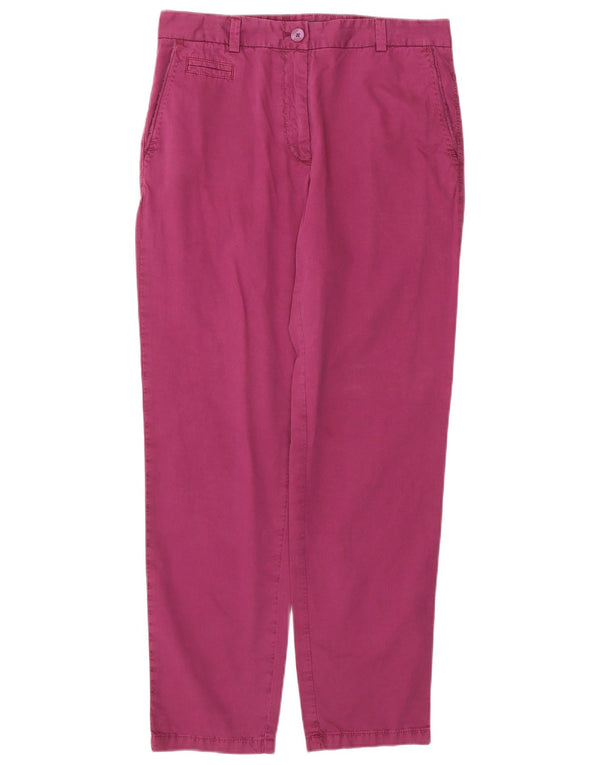 Marks & Spencer Lige Chinobukser til kvinder UK 10 Small W32 L30 Lilla