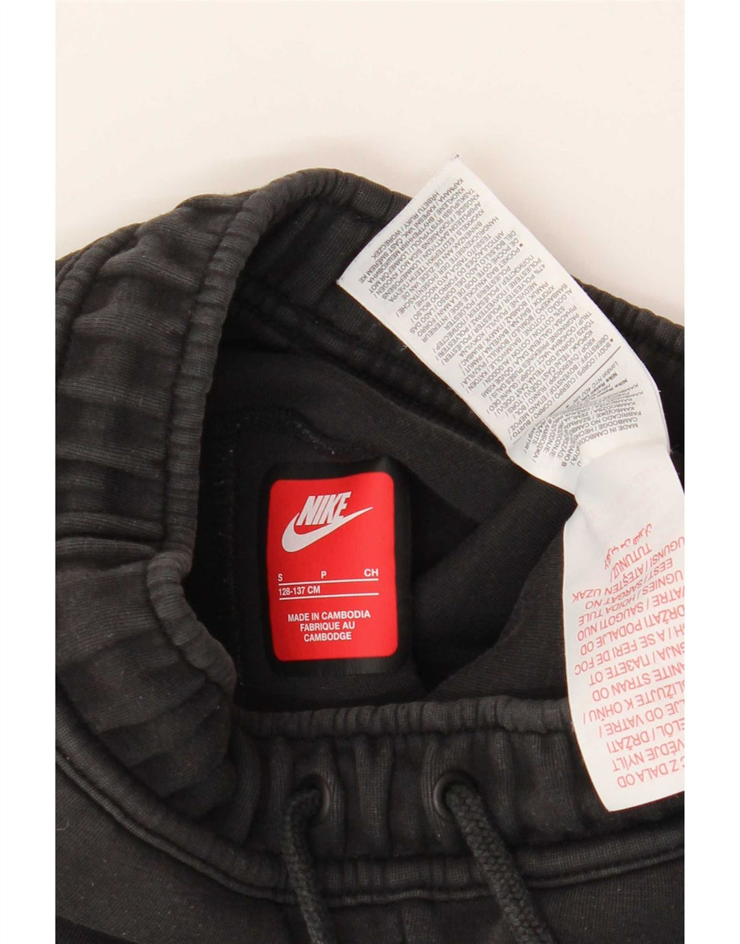 Nike Boys træningsdragt Bukser Joggers 8-9 år Small Black Bomuld