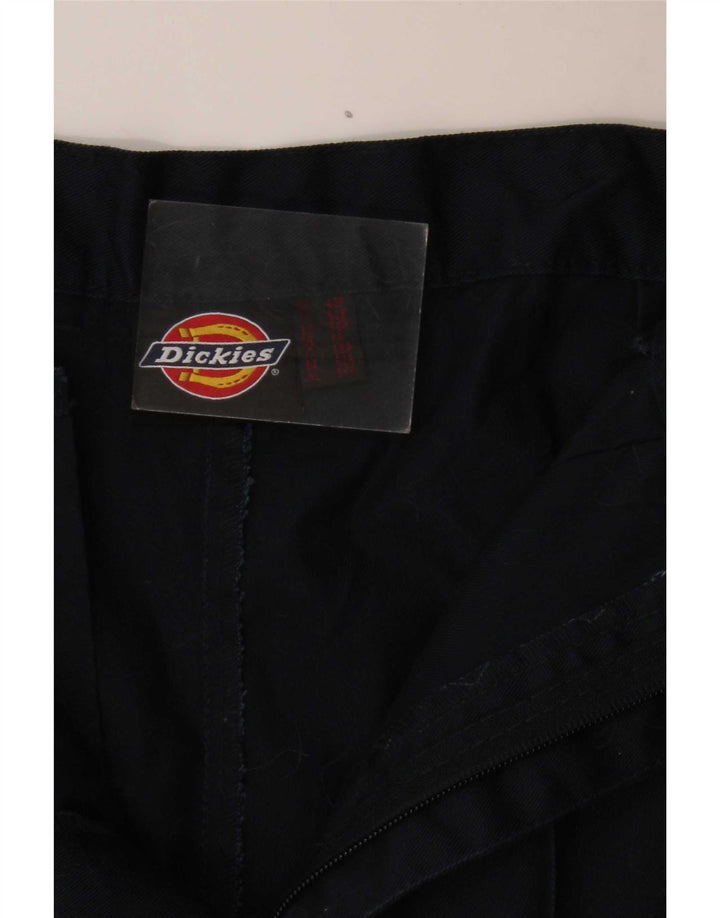 Dickies herre lige jakkesæt bukser W40 L28 Marineblå polyester klassisk