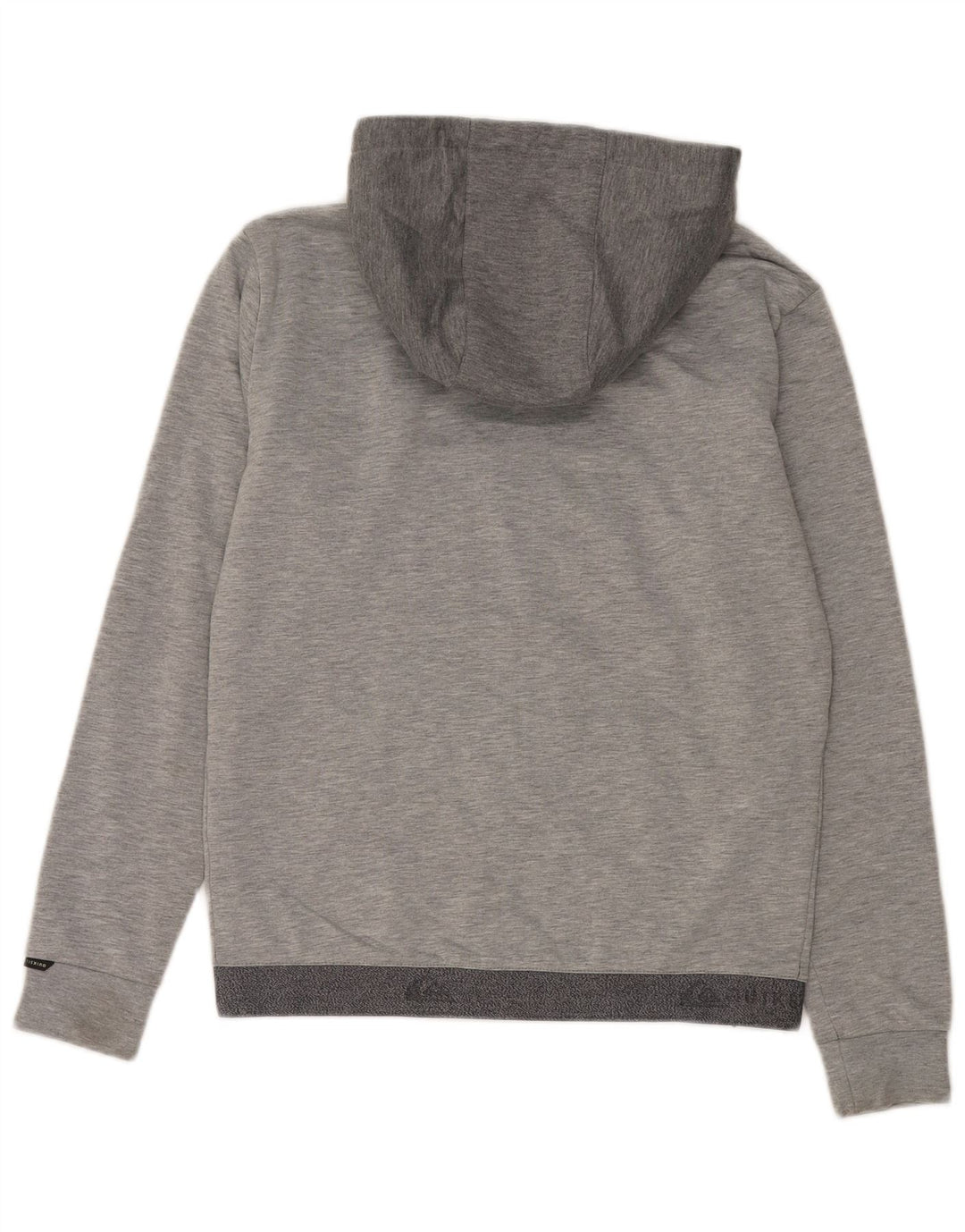Quiksilver Hættetrøje med lynlås til mænd Small Grå Colourblock Polyester