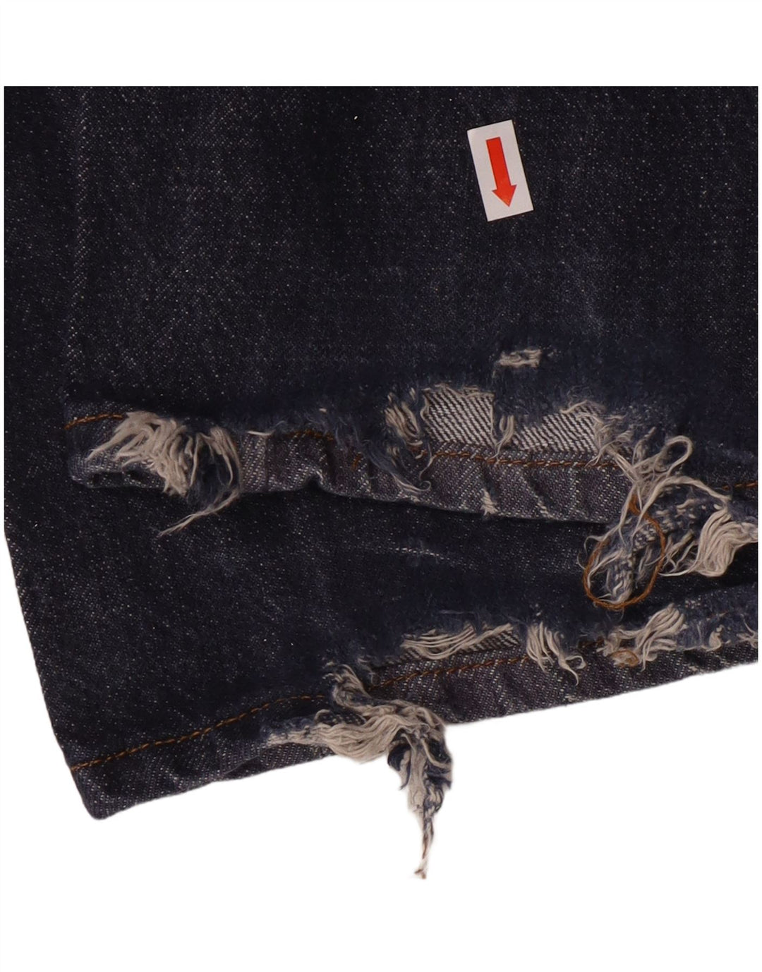 LEVI'S Herre 501 Straight Jeans W34 L30 Marineblå Bomuld