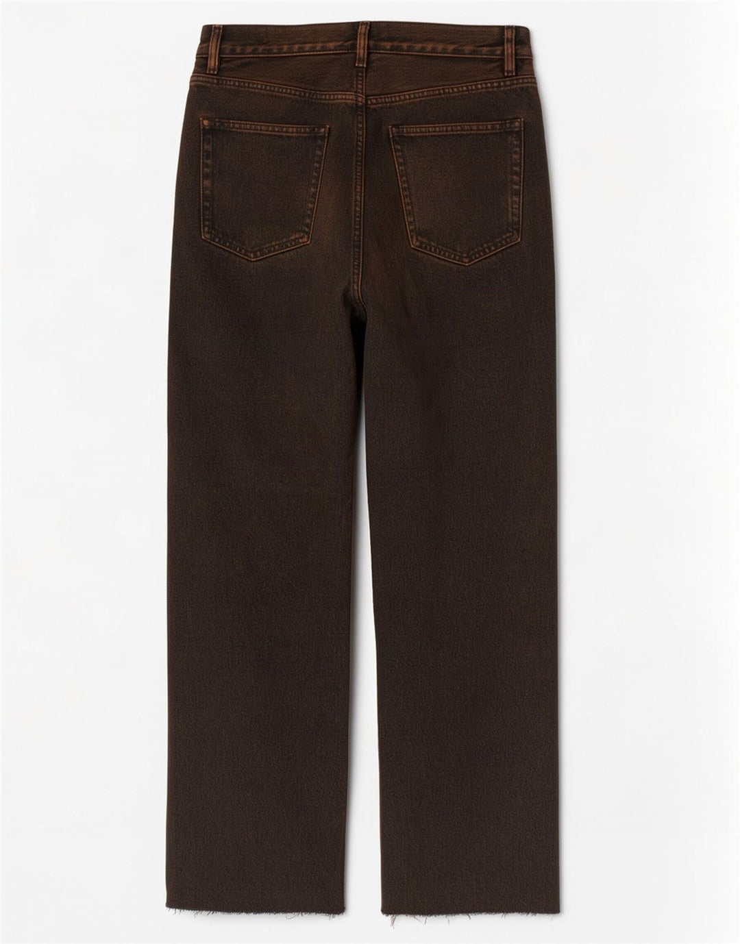 Cos Herre Mid Rise Straight Jeans W29 L28 Brun