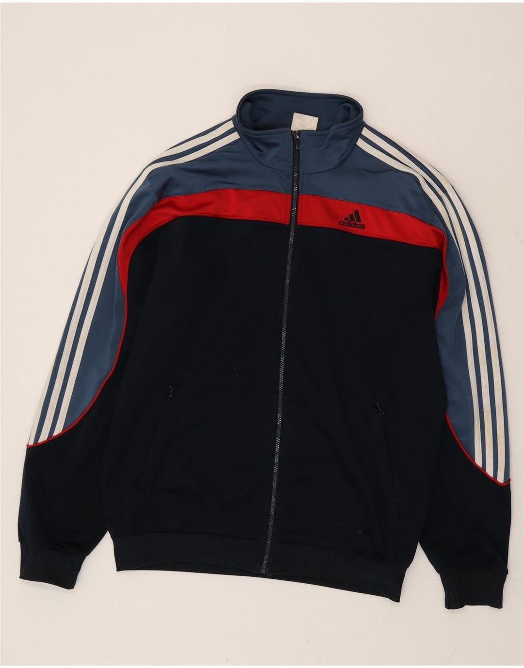 Adidas Grafisk træningsdragt jakke til mænd Stor Sort Colourblock Polyester