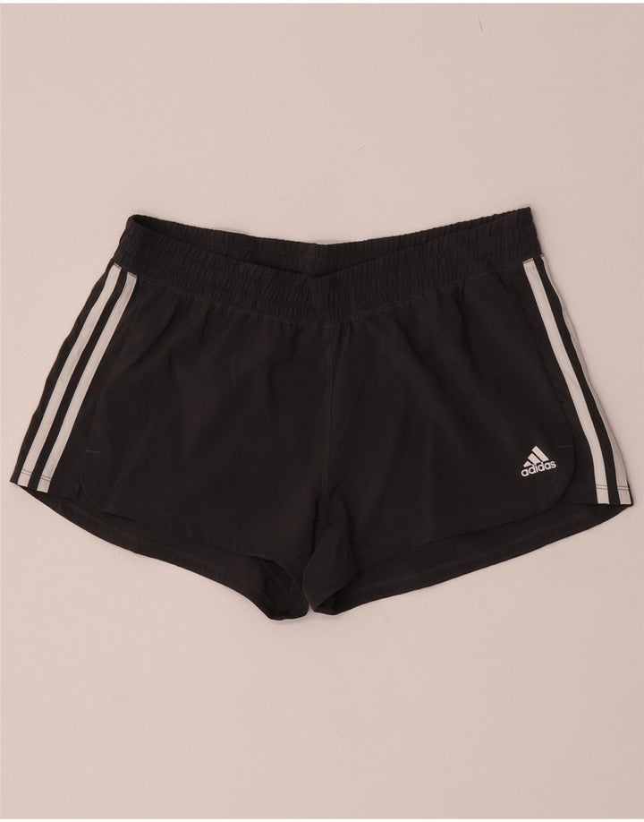 Adidas Aeroready Sportsshorts til kvinder UK 12/14 Medium Black Polyester