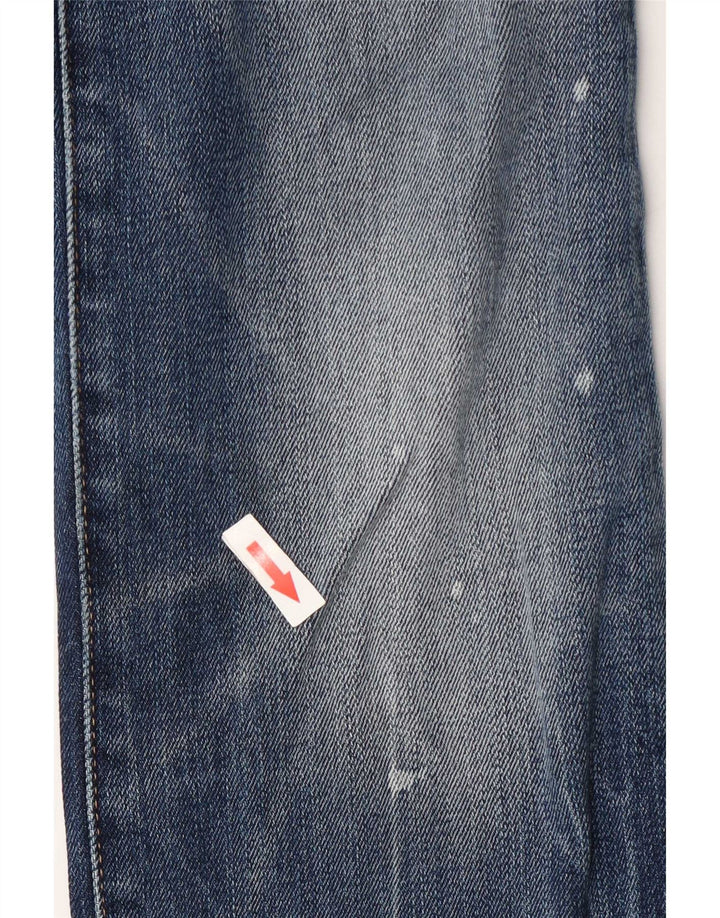 Armani Dame Slim Bootcut Jeans W26 L29 Blå Bomuld