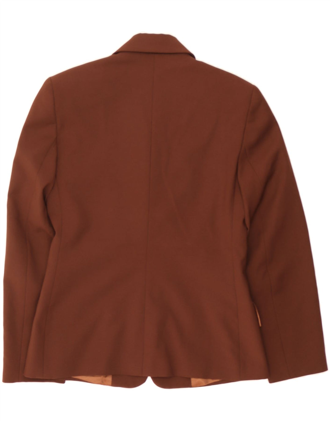 BENETTON Womens 3 Button Blazer Jacket IT 40 Small Brown Polyester Vintage Benetton and Second-Hand Benetton from Messina Hembry 