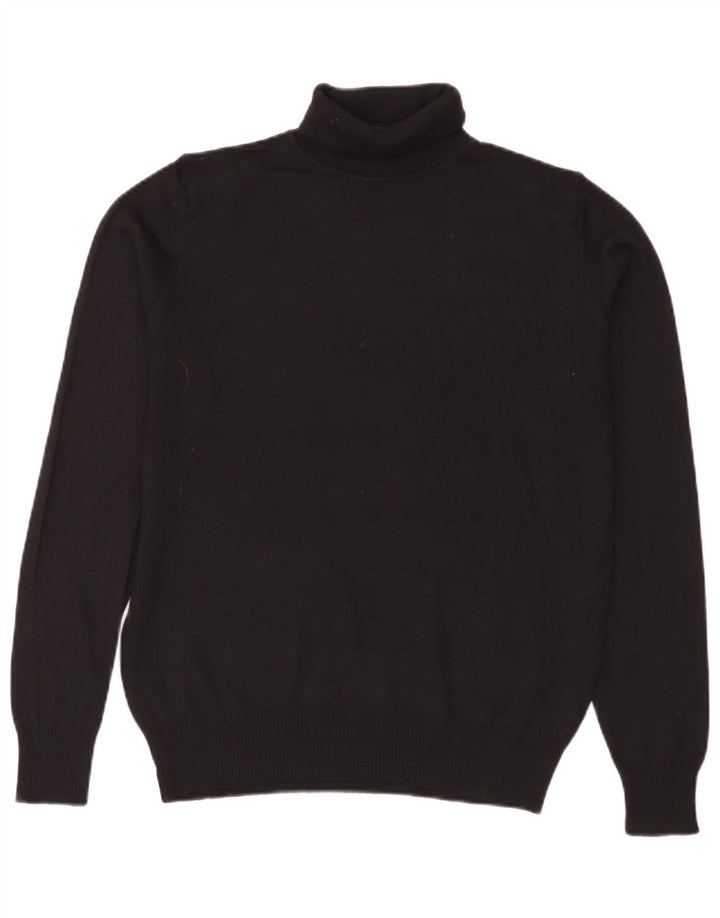 Zara Herre rullehals sweater Medium Sort Akryl