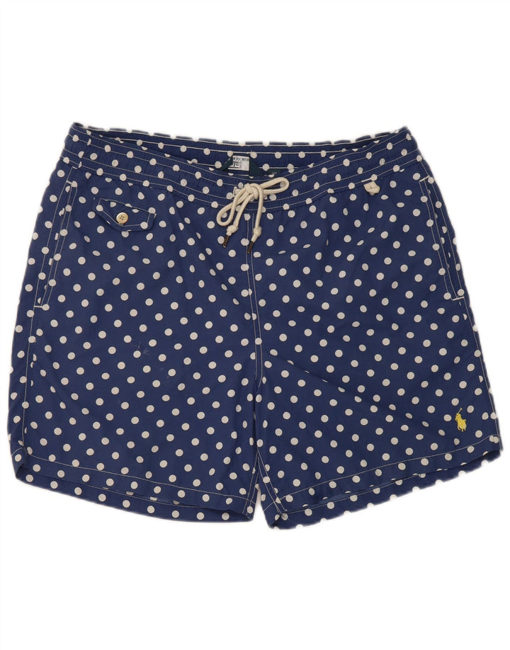 Polo Ralph Lauren Badeshorts til mænd Medium Blue Polka Dot Nylon