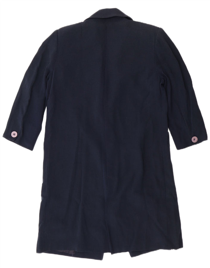 LUISA SPAGNOLI Dame 3-knaps blazerjakke UK 14 Medium Navy Blue