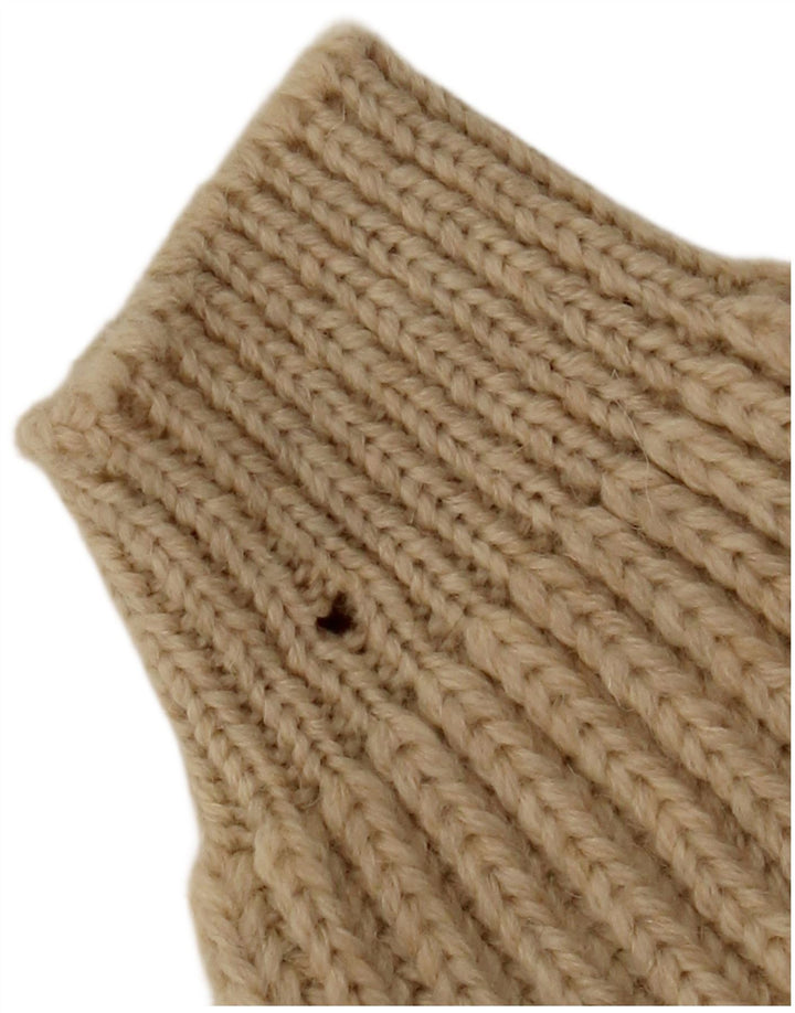 WoolOvers Dame sweater med rund hals DK 16 Stor beige uld