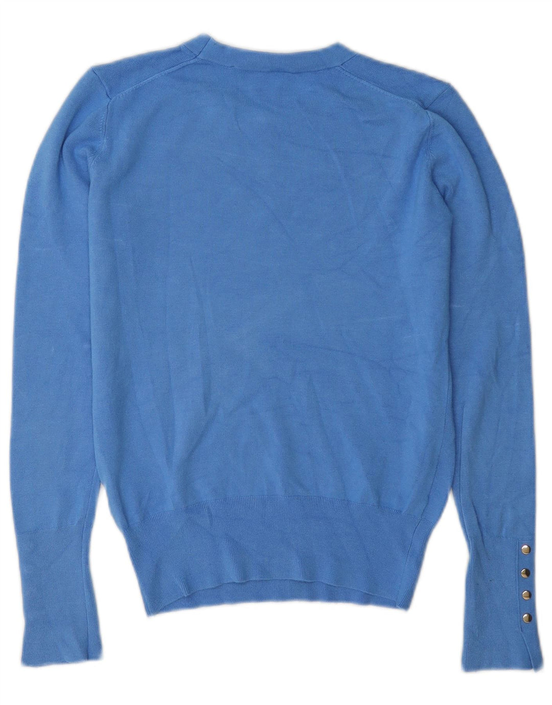 Zara Dame sweater med rund hals DK 10 Small Blue Viscose