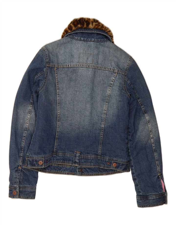 H&M Girls Denim Jacket 13-14 Years Blue Cotton Vintage H&M and Second-Hand H&M from Messina Hembry 