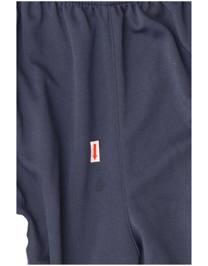 ADIDAS Boys Tracksuit Trousers 9-10 Years Medium Navy Blue