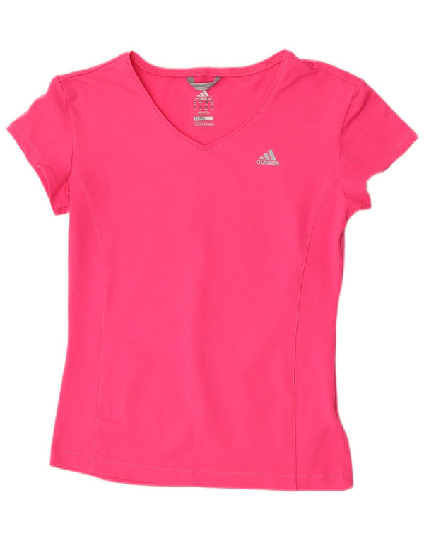 Adidas Dame Clima 365 T-Shirt Top UK 18 XL Pink Polyester