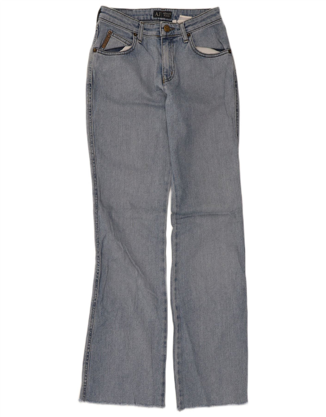 Armani Dame Straight Jeans W26 L31 Blå