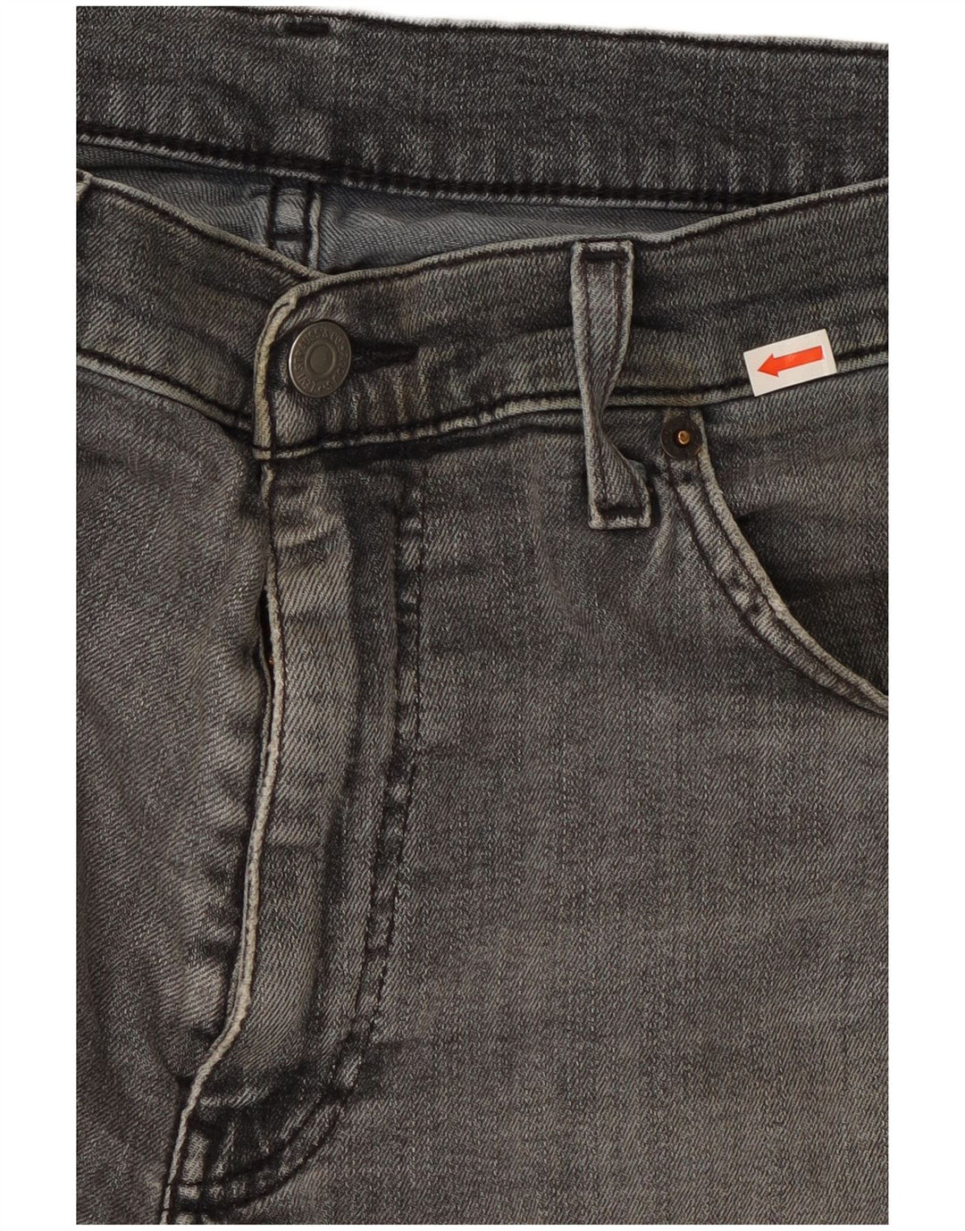 Levi's Straight Jeans til mænd W34 L32 Grå bomuld