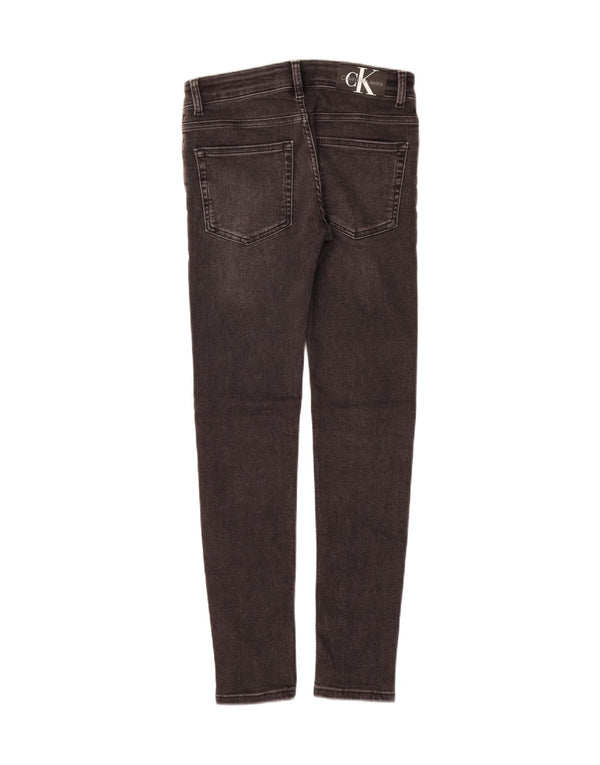 Calvin Klein Jeans Piger Skinny Jeans 13-14 år W28 L29 Grå Bomuld