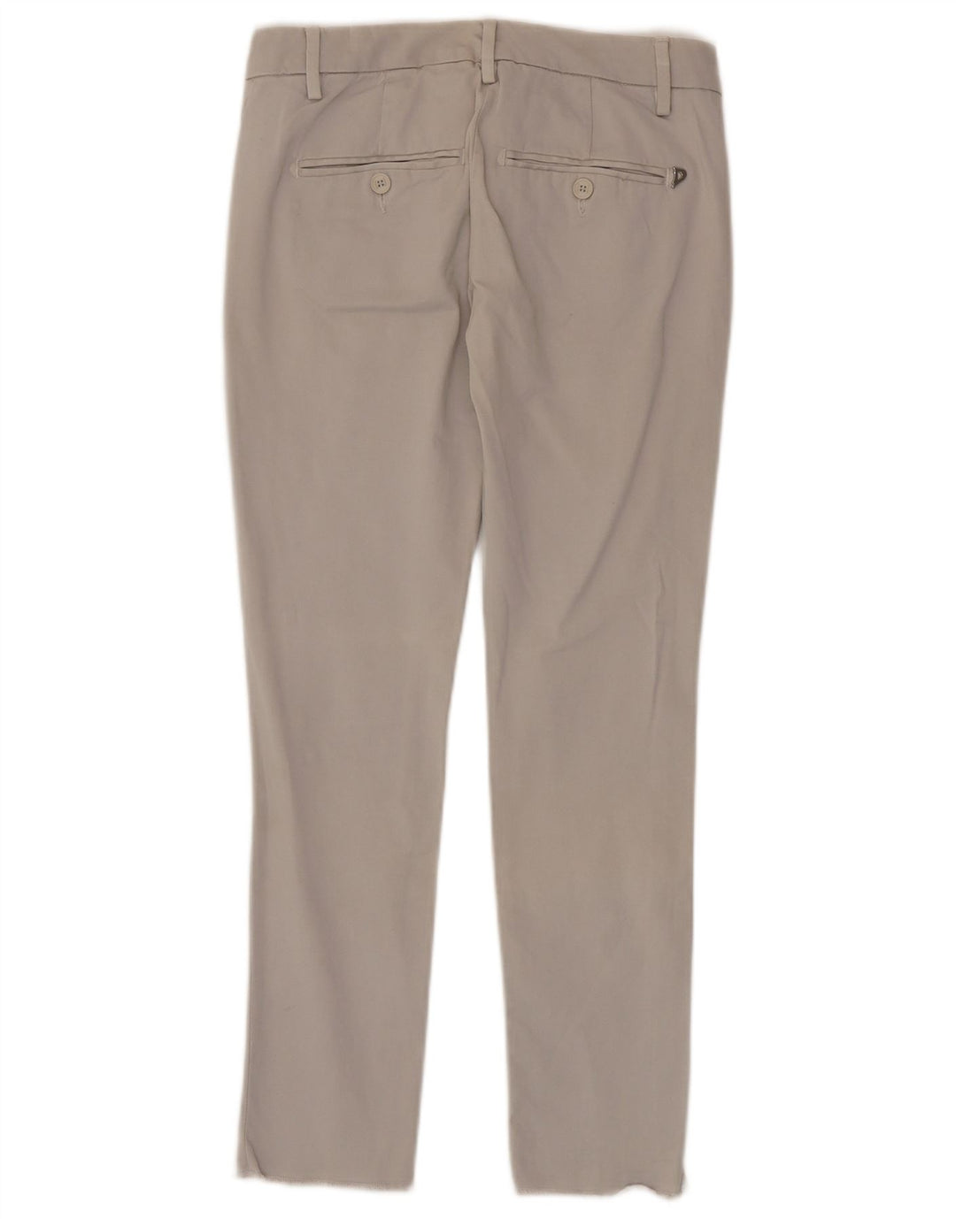 Dondup Dame Slim Chino Bukser W25 L27 Grå Bomuld