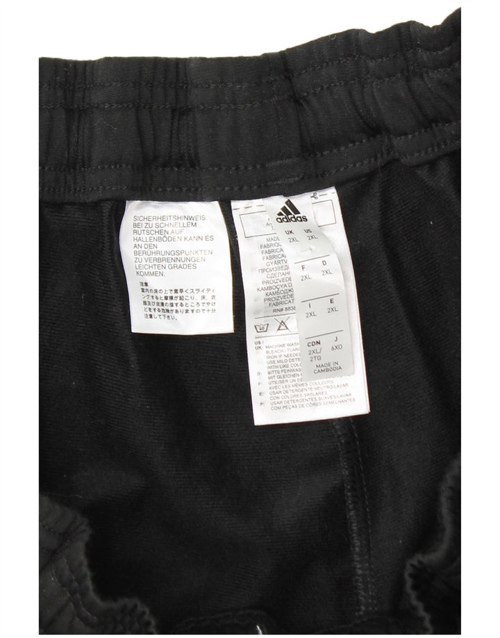 Adidas Træningsdragt bukser til mænd 2XL sort polyester