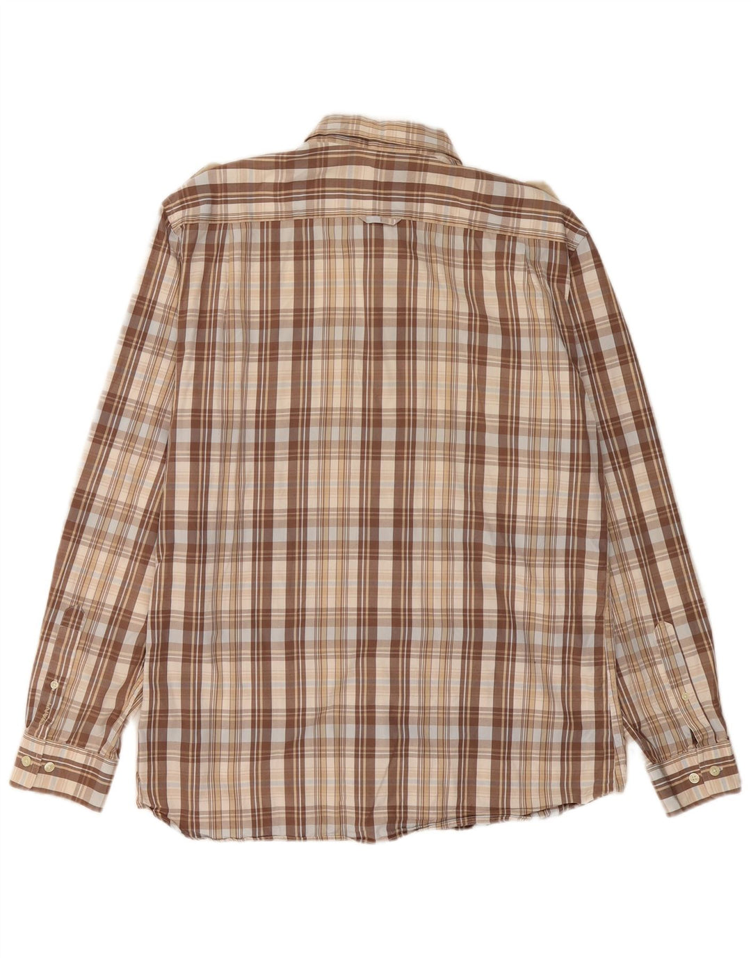 GANT Herre Fitted Military Shirt XL Beige ternet bomuld