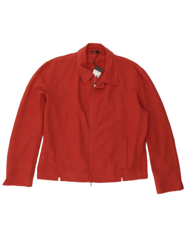 Roberto Biagini Herre Utility Jacket IT 54 2XL Rød Bomuld