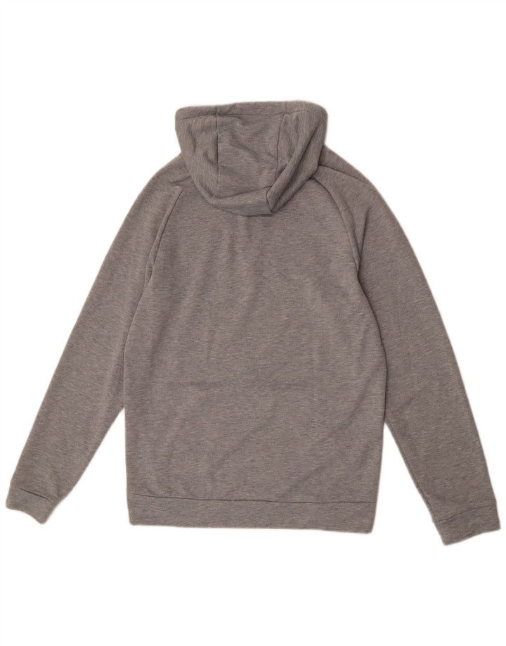 Nike Dri Fit grafisk hættetrøje til mænd, lille grå flækket