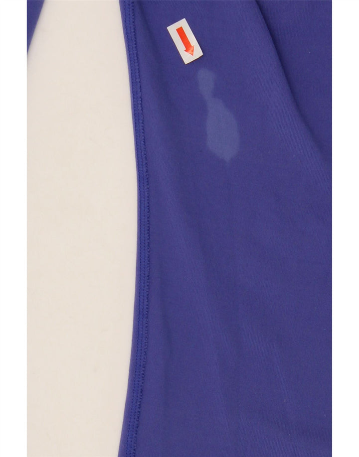NIKE Dame Dri Fit Leggings UK 12 Medium Lilla Nylon