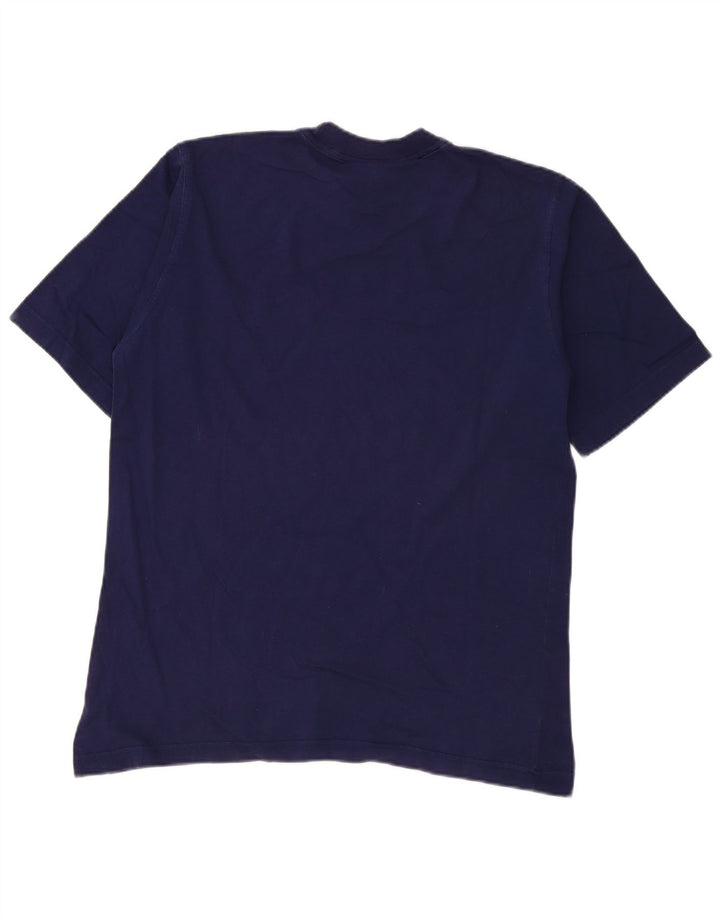 Adidas Herre T-shirt Top Medium Navy Blue