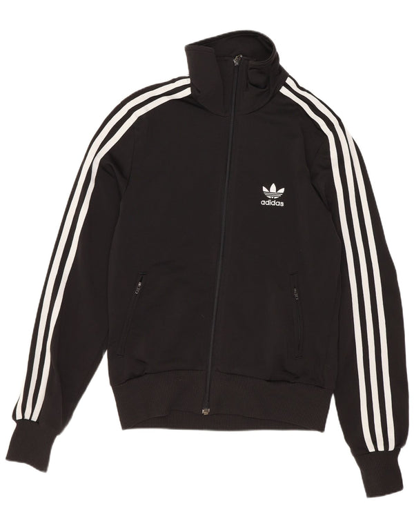 Adidas Grafisk træningsdragt topjakke til kvinder EU 36 Lille sort polyester
