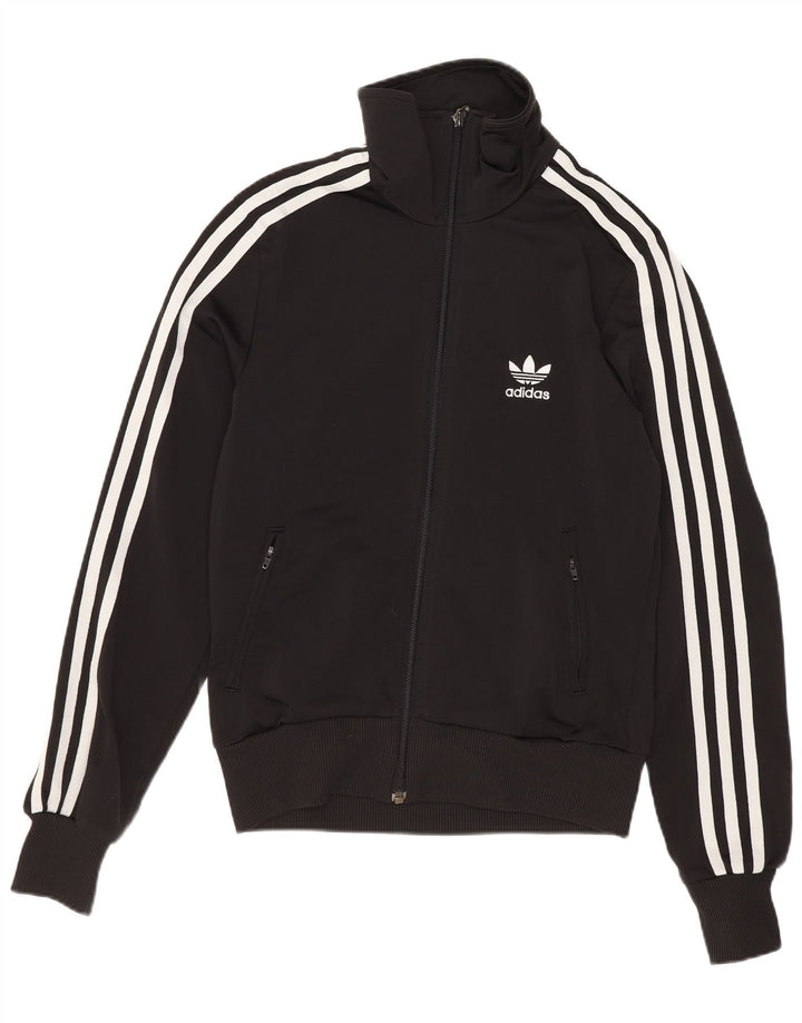 Adidas Grafisk træningsdragt topjakke til kvinder EU 36 Lille sort polyester
