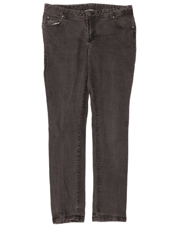 Laura Ashley Dame Skinny Jeans UK 14 Large W34 L32 Grå Bomuld