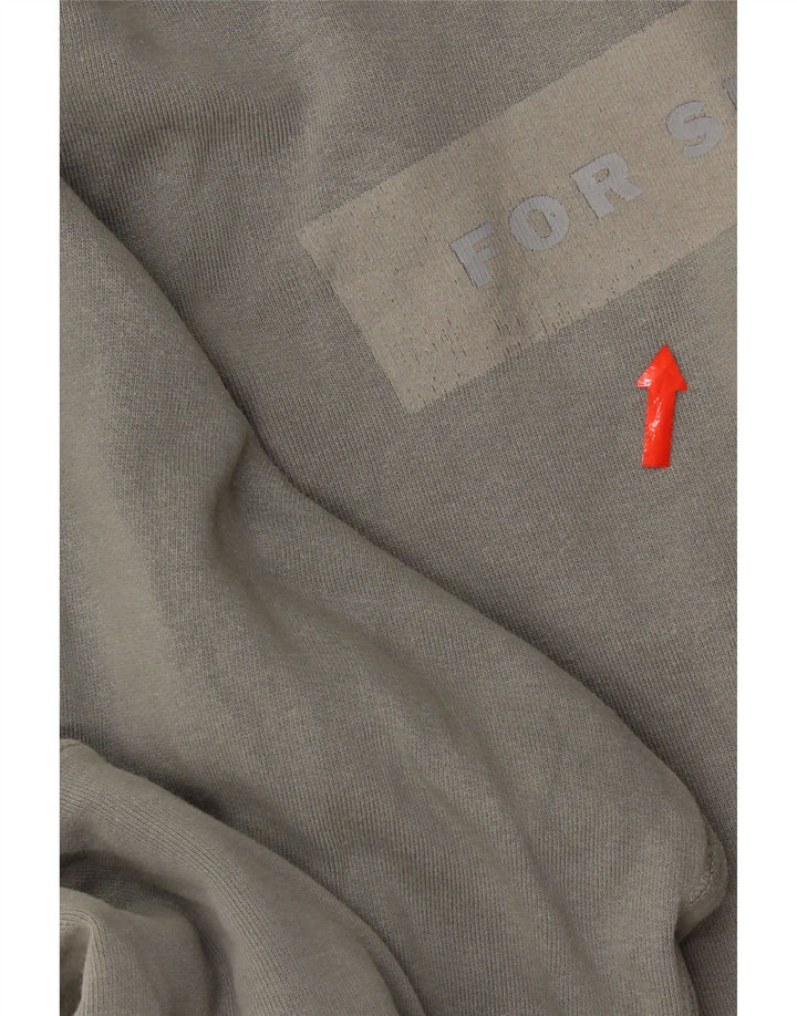 Diesel Herre Grafisk Sweatshirt Jumper XL Grå