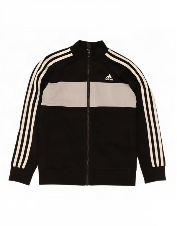 Adidas Træningsdragt Topjakke til drenge 9-10 år Sort Colourblock Polyester