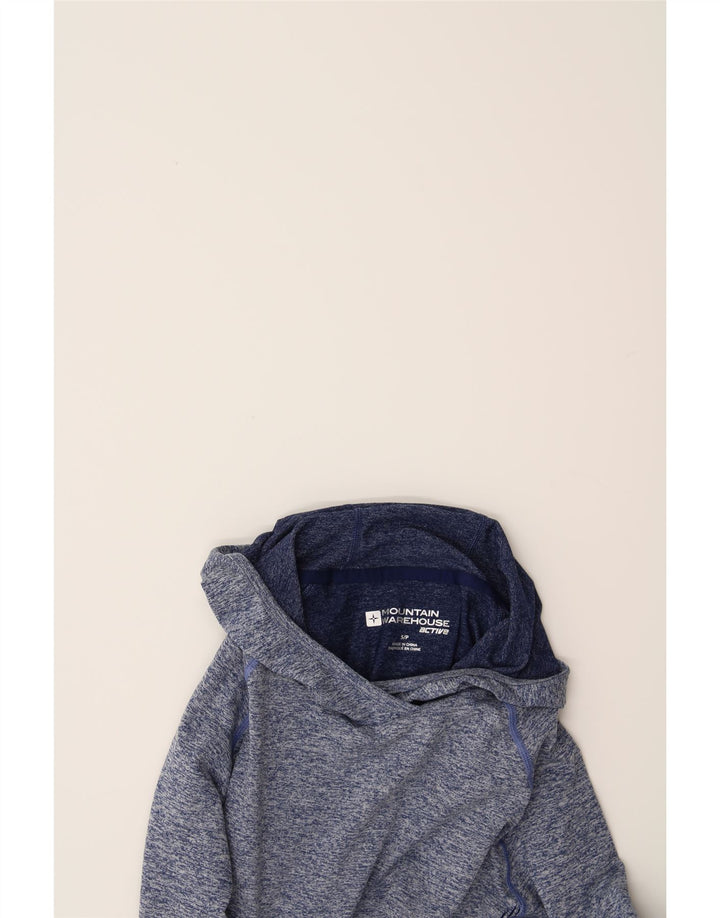 MOUNTAIN WAREHOUSE Womens Hoodie Jumper UK 10 Small Navy Blue Vintage Mountain Warehouse and Second-Hand Mountain Warehouse from Messina Hembry 