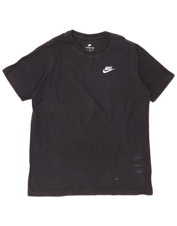 Nike Womens Graphic T-Shirt Top UK 18 XL Black Cotton