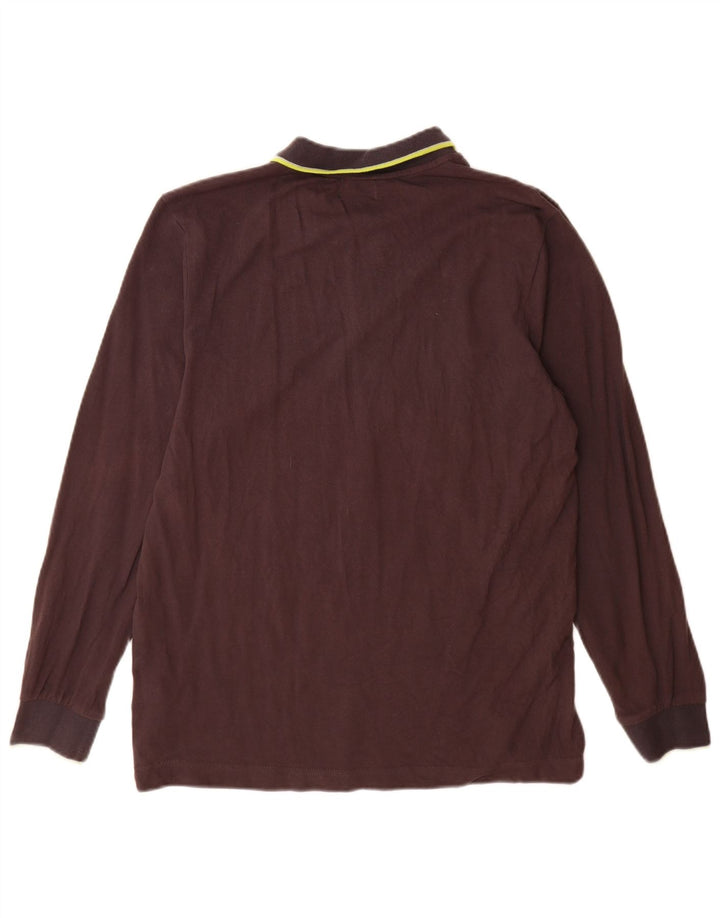 Kappa Langærmet Polo Shirt til mænd Medium Brun Bomuld