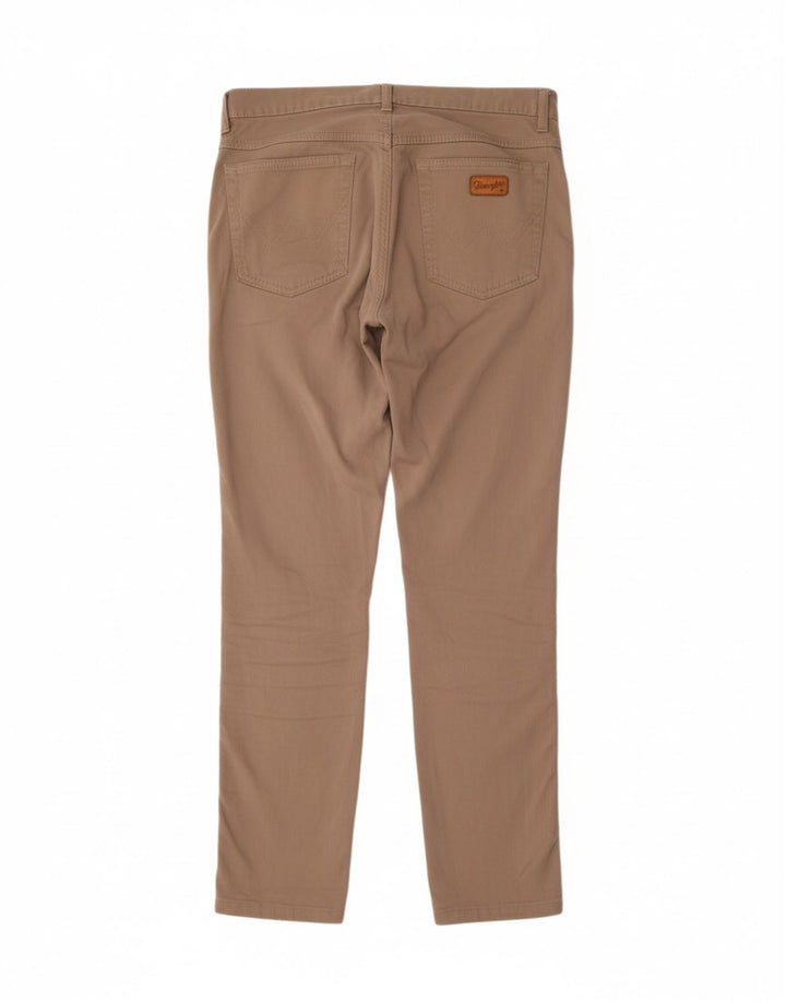 WRANGLER Mens Slim Casual Trousers W32 L31 Beige
