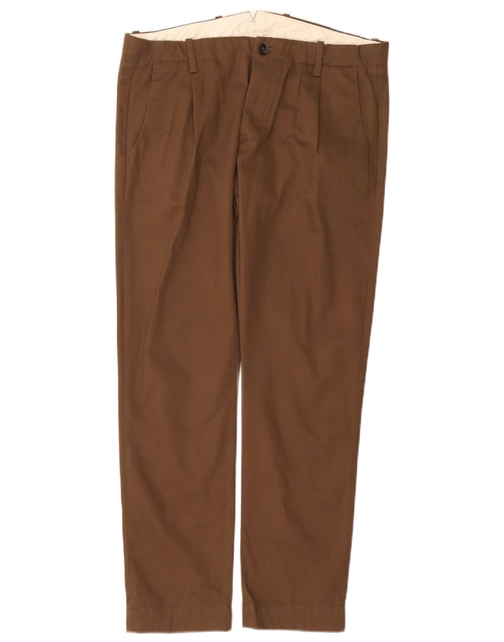 NINE IN THE MORNING Herre-Pegged Chino-bukser IT 48 Medium W32 L28 Brun