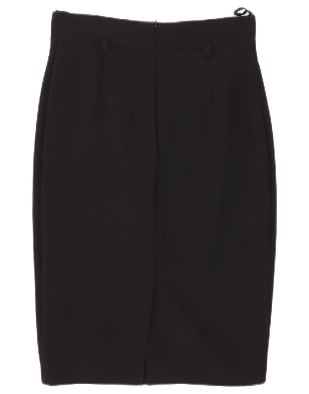 Luisa Spagnoli Dame Pencil Skirt IT 42 Medium W28 Black Acetate