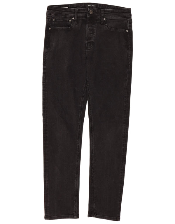 Jack & Jones Herre Slim Jeans W32 L32 Sort Bomuld