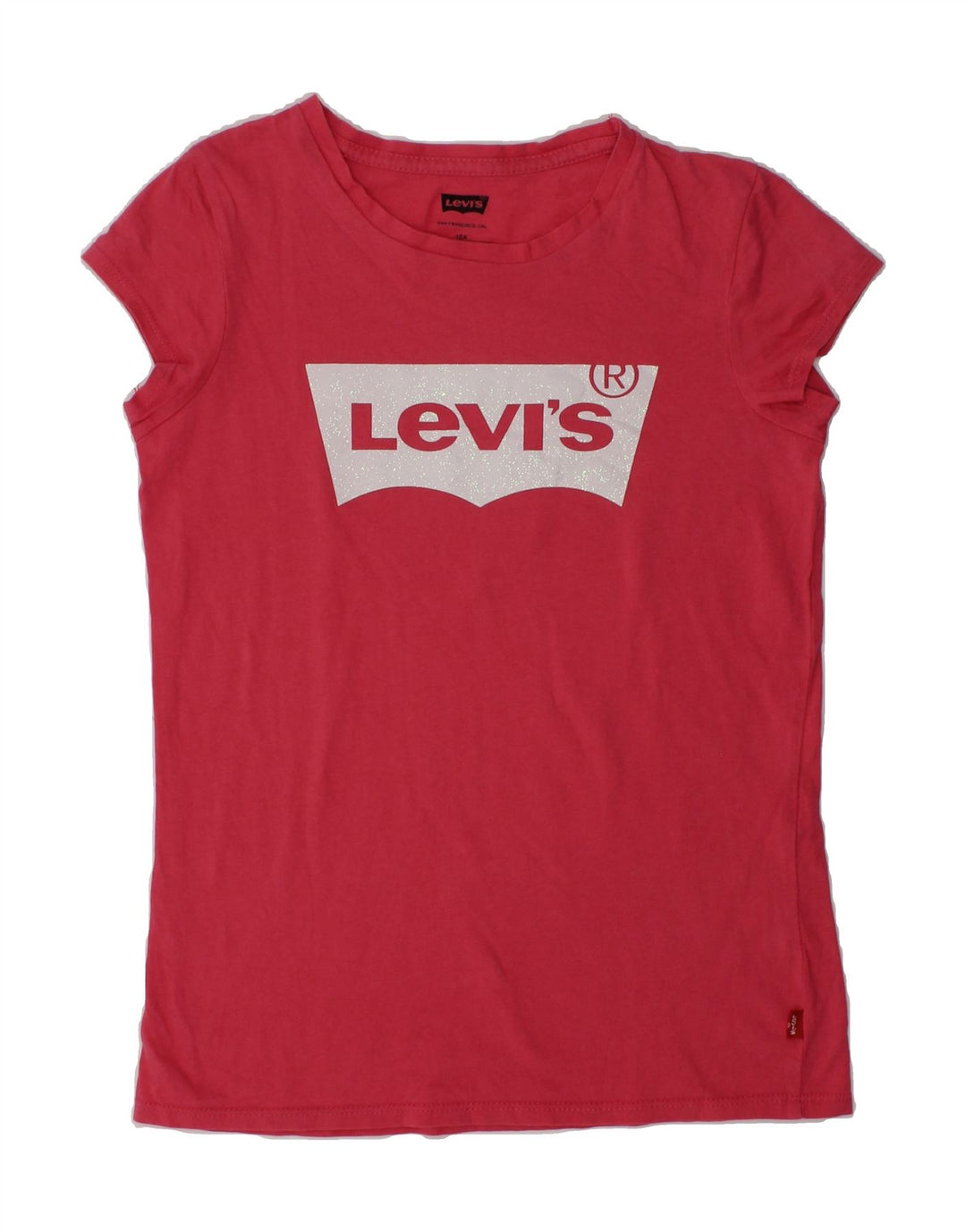 LEVI'S Girls Graphic Blouse Top 11-12 Years Pink | Vintage Levi's | Thrift | Second-Hand Levi's | Used Clothing | Messina Hembry 