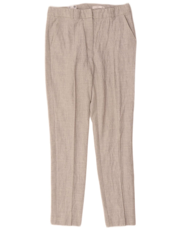 Hugo Boss Dame Slim Suit Bukser UK 8 Small W28 L29 Grå