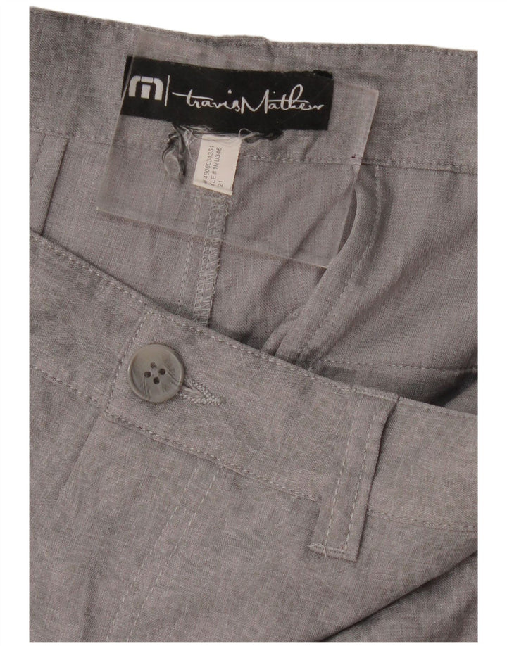 Travis Mathew Herre Chino Shorts W34 Large Grey Floral